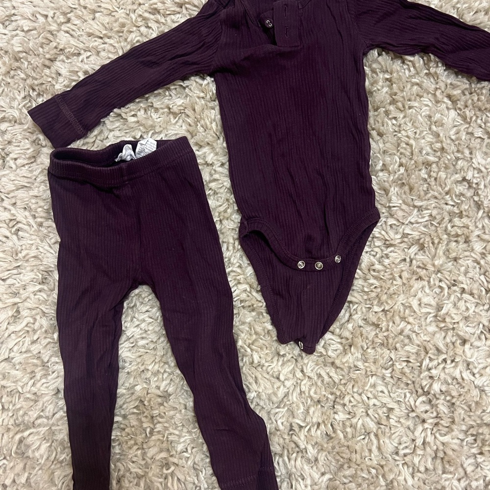 Jamie Kay Deep Purple Kids Matching Set